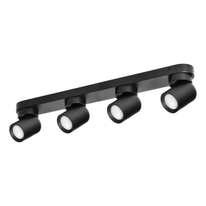 MALTA SP 4, wall and ceiling light, GU10 max. 4x12W, IP20, black